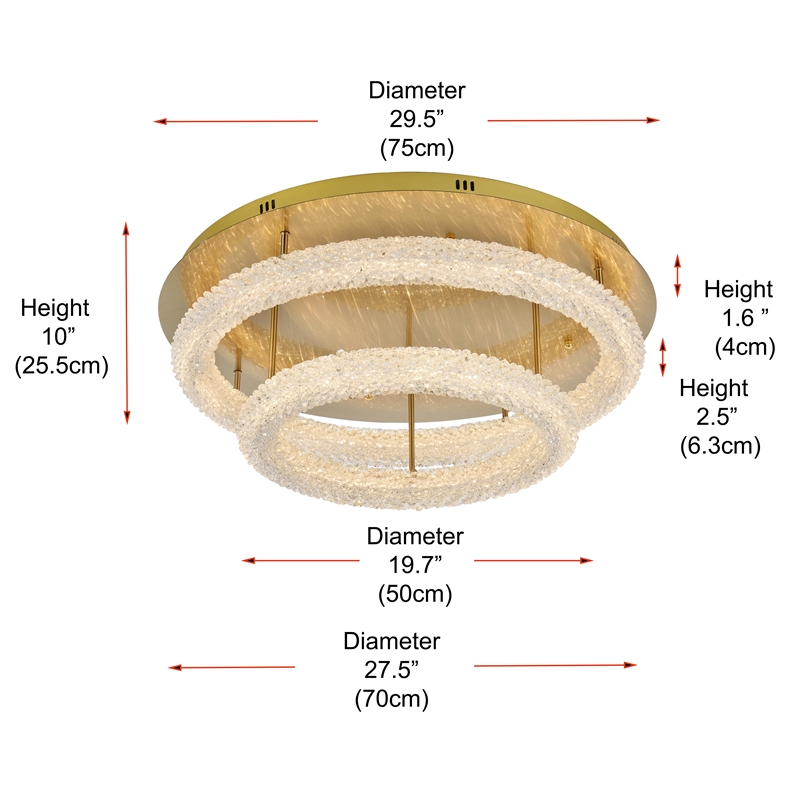 Elegant Lighting Bowen 29.5