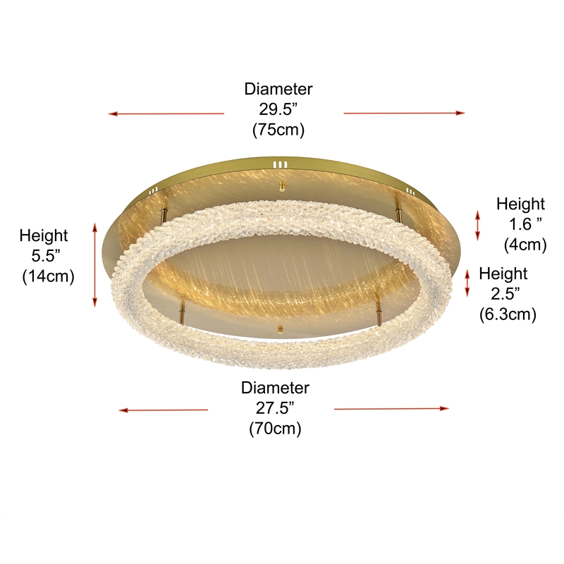 Elegant Lighting Bowen 29.5