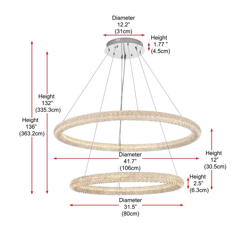 Elegant Lighting Bowen 42