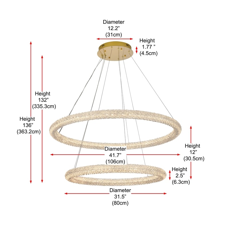 Elegant Lighting Bowen 42