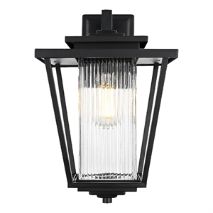 Elegant Lighting York 7&quot Outdoor Pendant In Black