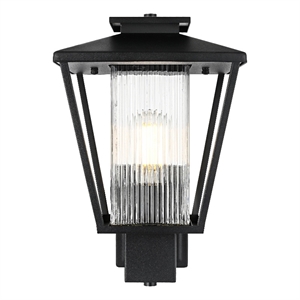 Elegant Lighting Gaul 7&quot Outdoor Pendant In Black