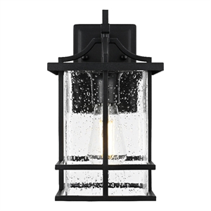 Elegant Lighting Miller 7&quot Outdoor Pendant In Black