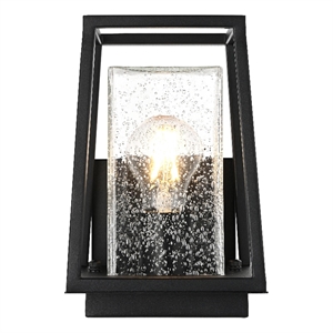 Elegant Lighting Lehigh 7&quot Outdoor Pendant In Black