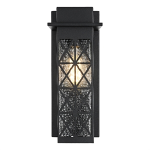 Elegant Lighting Wildey 7&quot Outdoor Pendant In Black