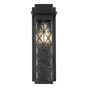 Elegant Lighting Wildey 7&quot Outdoor Pendant In Black