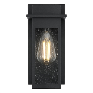 Elegant Lighting Dunton 7&quot Outdoor Pendant In Black