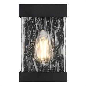 Elegant Lighting Thompson 7&quot Outdoor Pendant In Black