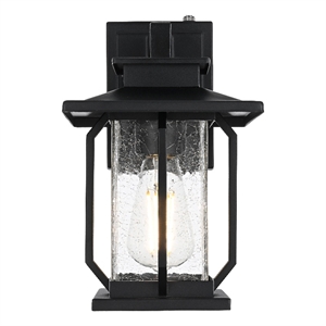 Elegant Lighting Salem 7&quot Outdoor Pendant In Black