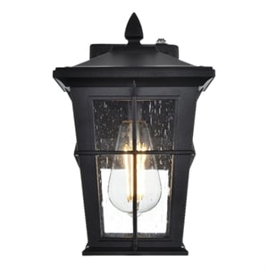 Elegant Lighting Bodine 7&quot Outdoor Pendant In Black