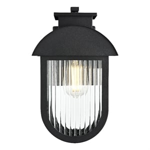 Elegant Lighting Albert 7&quot Outdoor Pendant In Black