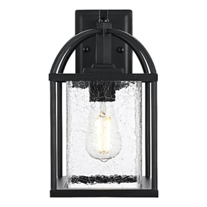 Elegant Lighting Gratz 7&quot Outdoor Pendant In Black
