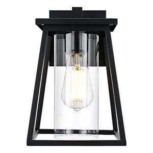 Elegant Lighting Lambert 7&quot Outdoor Pendant In Black