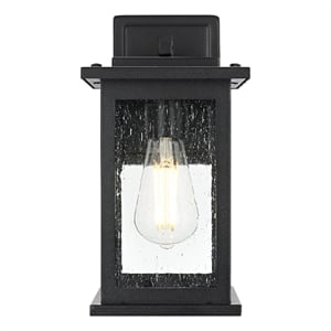 Elegant Lighting Ringgold 7&quot Outdoor Pendant In Black