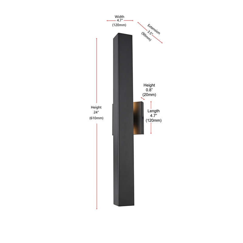 Elegant Lighting Troy 4.5 X 24
