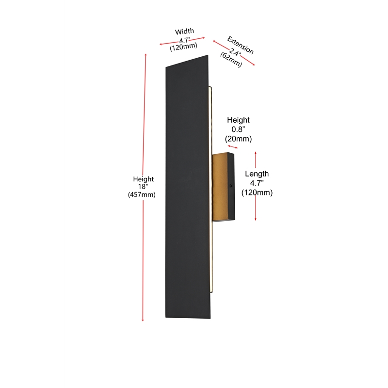Elegant Lighting Waylen 4.5 X 18