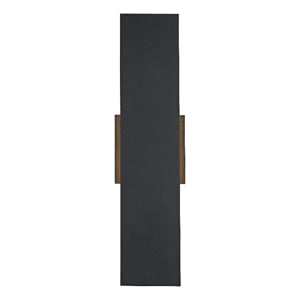 Elegant Lighting Waylen 4.5 X 18&quot Outdoor Wall Sconce In Black