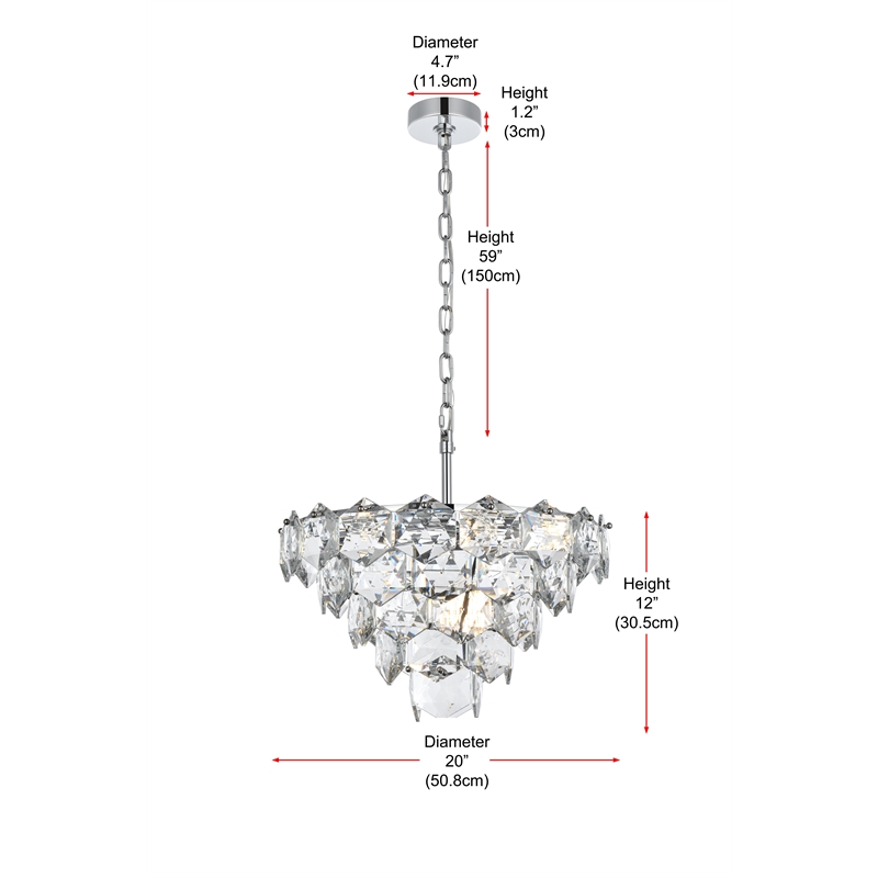 Elegant Lighting Adaline 20