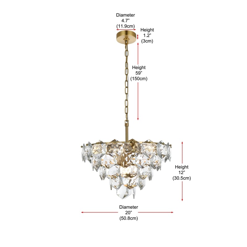 Elegant Lighting Adaline 20