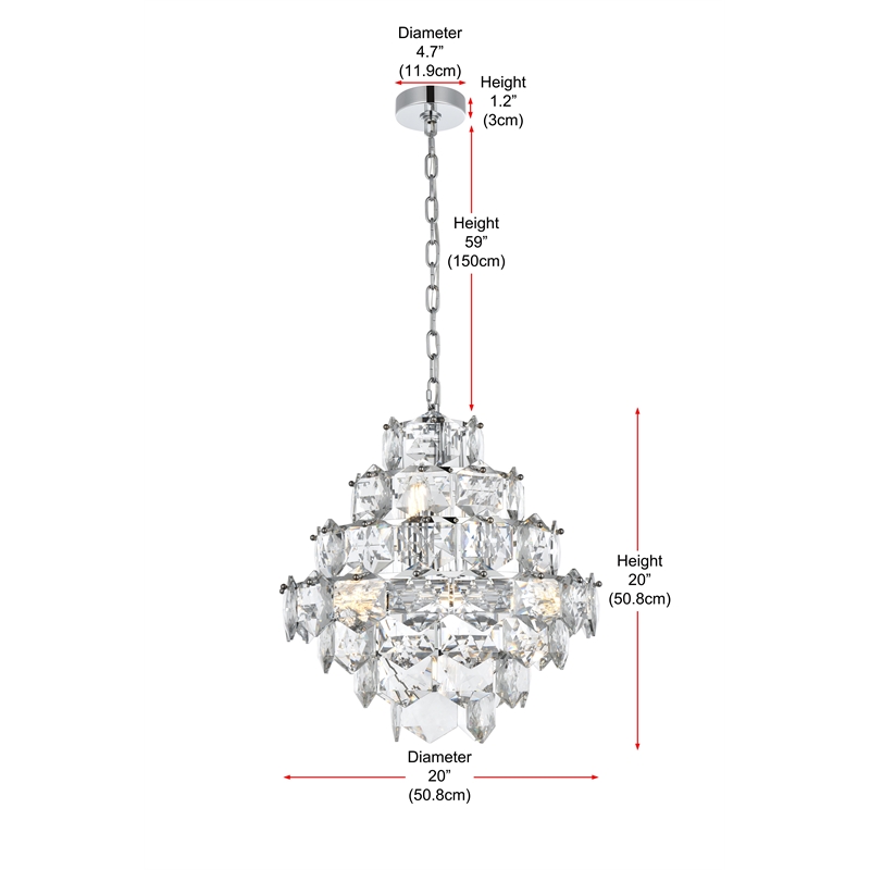 Elegant Lighting Adaline 20
