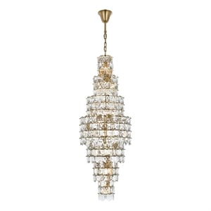 Elegant Lighting Adaline 24&quot Chandelier in Satin Gold