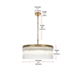 Elegant Lighting Harlow 24