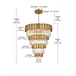Elegant Lighting Willow 40