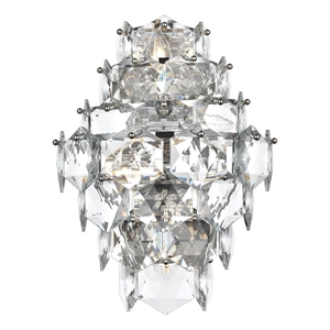 Elegant Lighting Adaline 18&quot Wall Sconce in Chrome