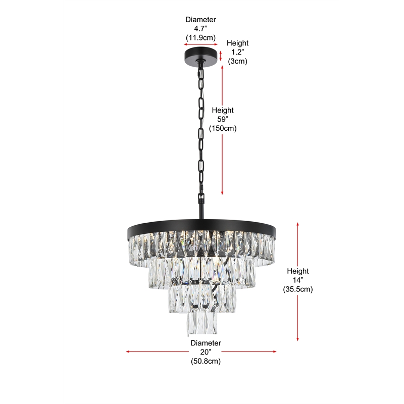 Elegant Lighting Josephine 20