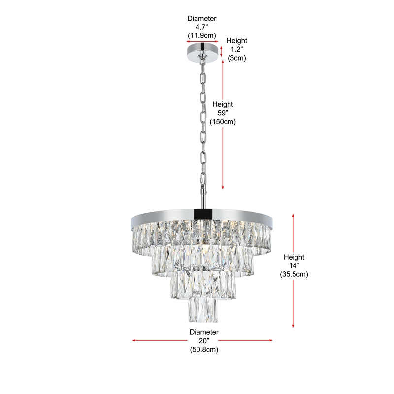 Elegant Lighting Josephine 20