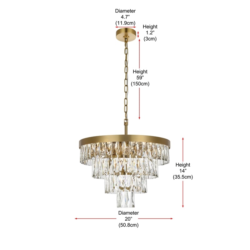 Elegant Lighting Josephine 20