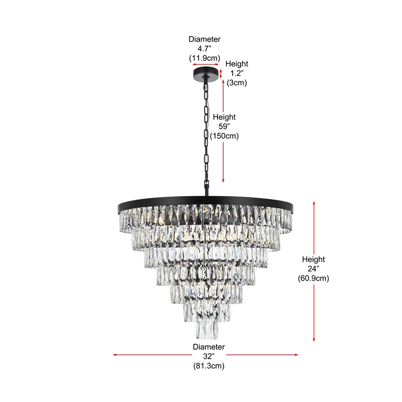 Elegant Lighting Josephine 32