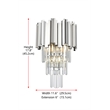 Elegant Lighting Willow 12