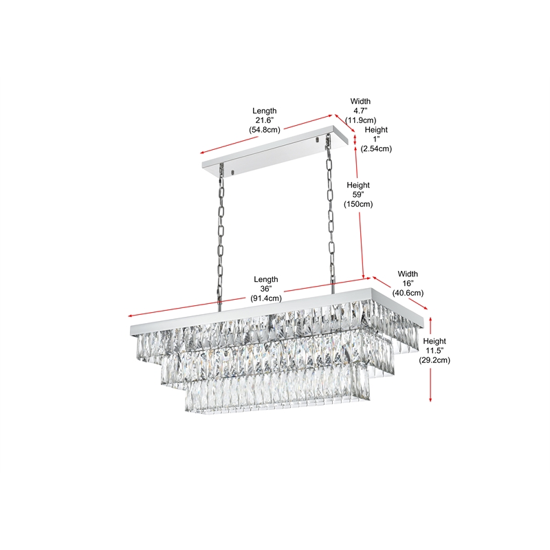 Elegant Lighting Josephine 36