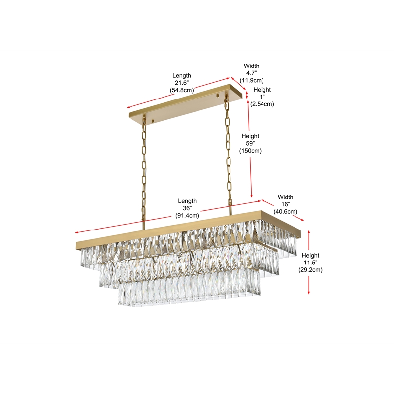 Elegant Lighting Josephine 36