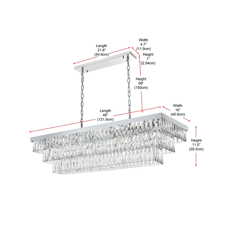 Elegant Lighting Josephine 48