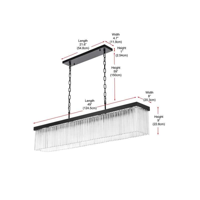 Elegant Lighting Harlow 49