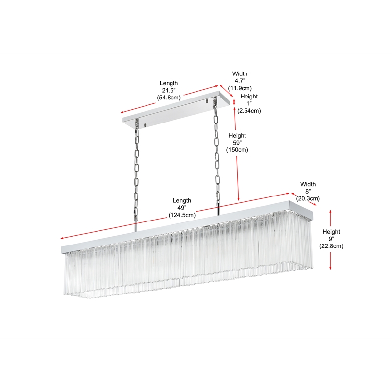 Elegant Lighting Harlow 49