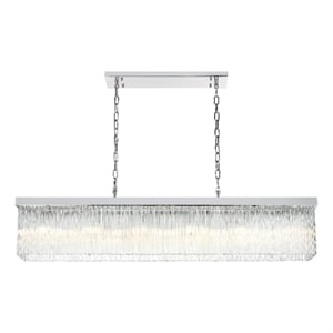 Elegant Lighting Harlow 49&quot Chandelier in Chrome