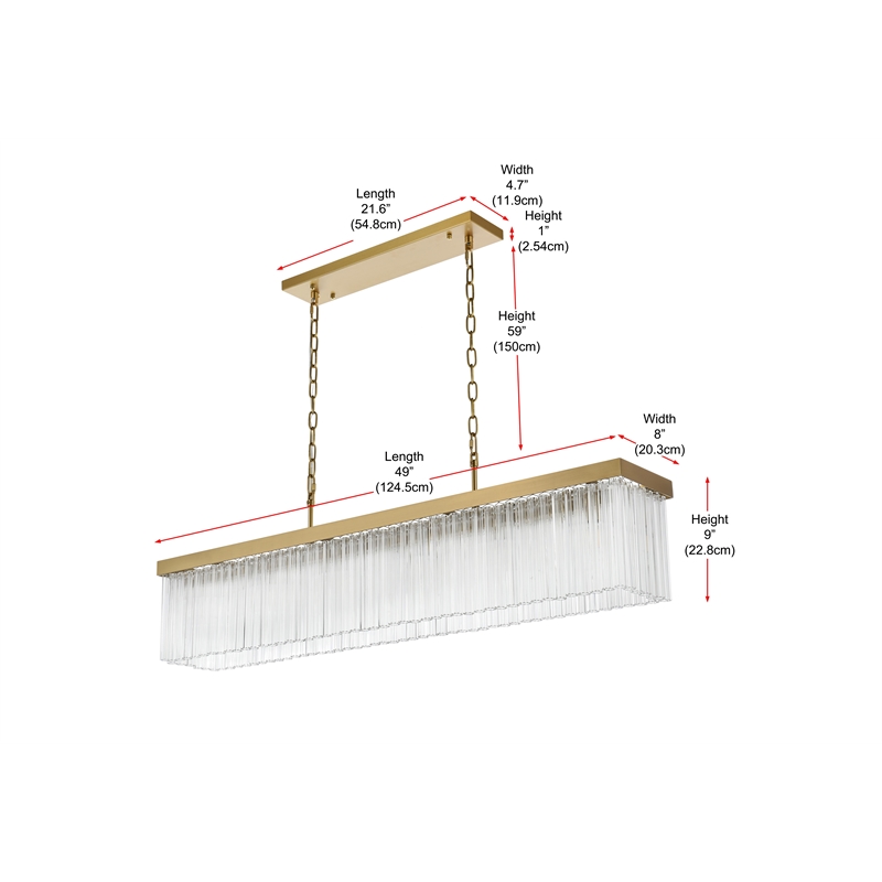 Elegant Lighting Harlow 49