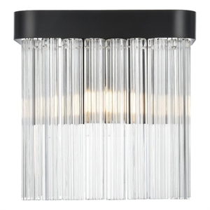 Elegant Lighting Harlow 9&quot Wall Sconce in Black