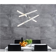 Elegant Lighting Ari 3-Bar Pendant in Chrome