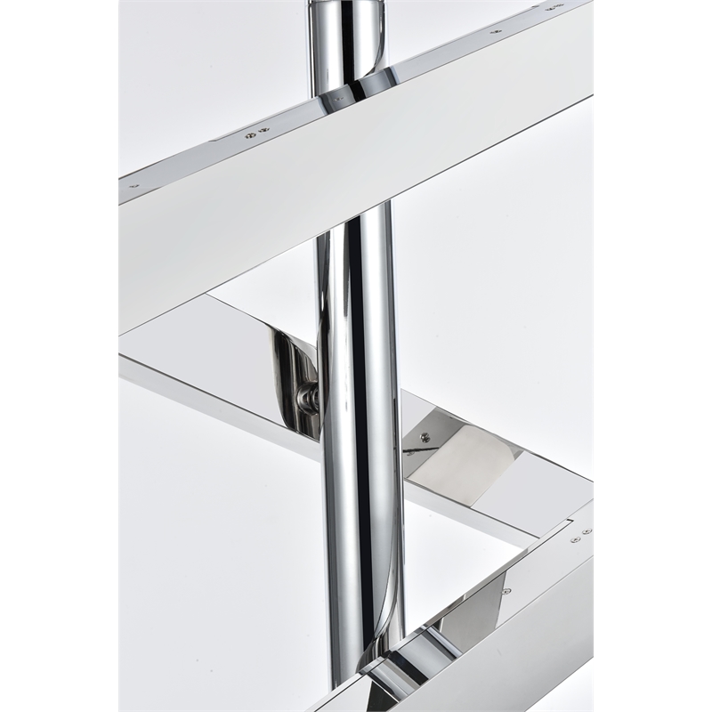 Elegant Lighting Ari 3-Bar Pendant in Chrome