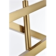 Elegant Lighting Ari 3-Bar Pendant in Satin Gold