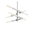 Elegant Lighting Ari 4-Bar Pendant in Chrome