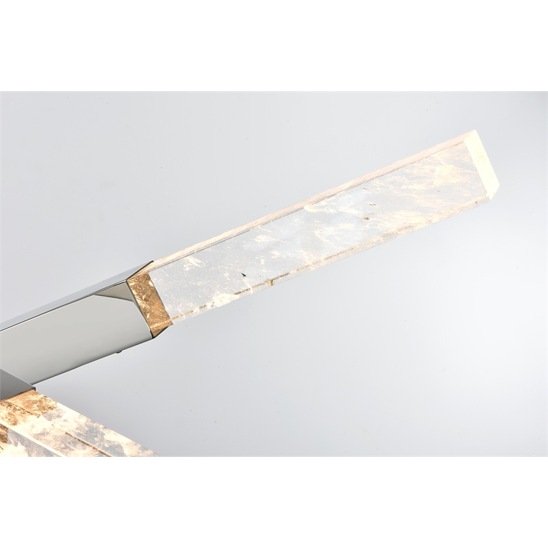 Elegant Lighting Ari 4-Bar Pendant in Chrome