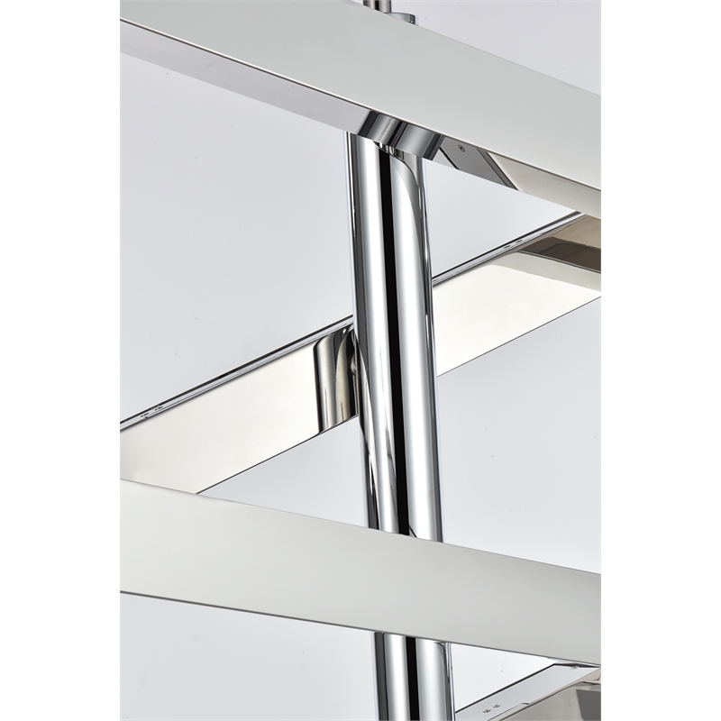 Elegant Lighting Ari 4-Bar Pendant in Chrome