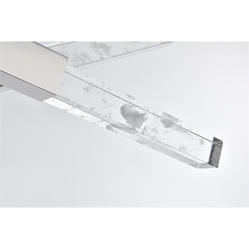 Elegant Lighting Ari 4-Bar Pendant in Chrome