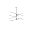 Elegant Lighting Ari 4-Bar Pendant in Chrome