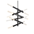 Elegant Lighting Ari 6-Bar Pendant in Black